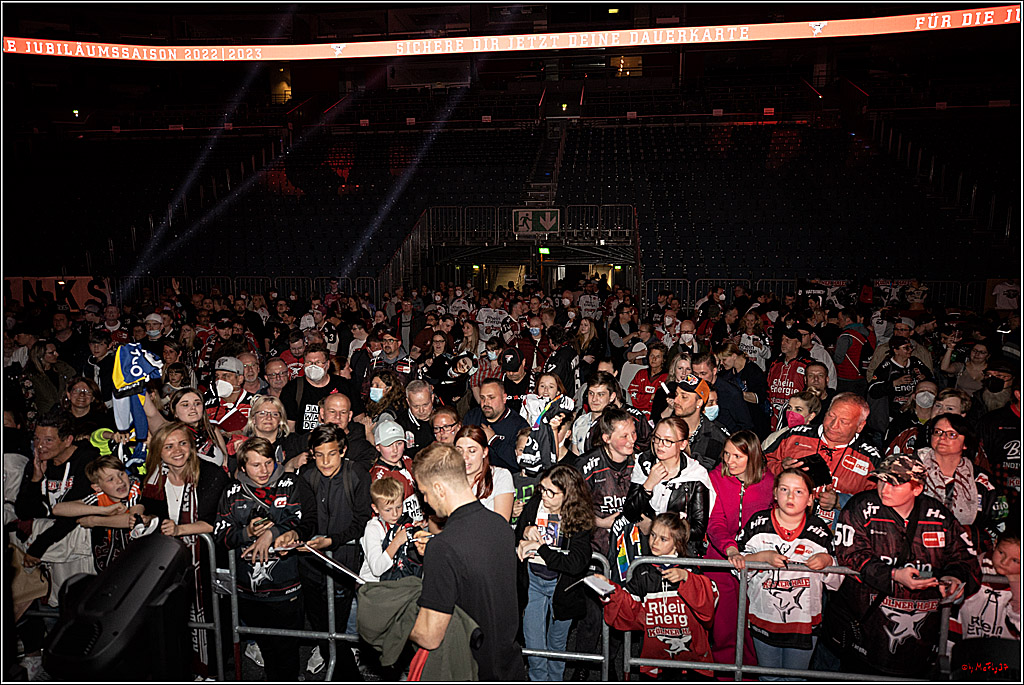 Koelner Haie Abschiedsfeier; Koeln, 22.04.2022
